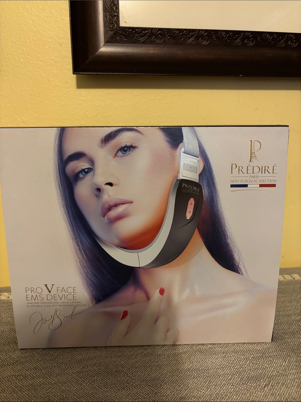 Prédiré Pro V Face EMS Device — Black Facial Toning Device